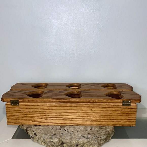 Vintage Wooden Wall Heart Shelf with Doors Curio Shelf Heart Design Charming - Picture 11 of 14